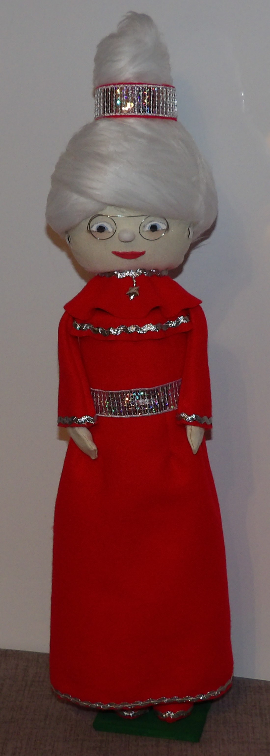 handmade christmas lady